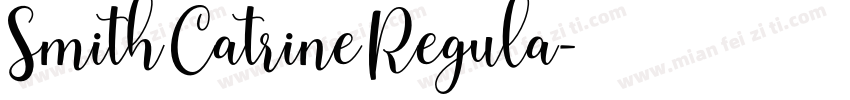 Smith Catrine Regula字体转换